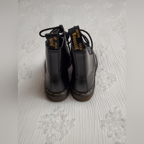 Dr Martens Pascal Verso Smooth Leather Lace Up Boots Size L8 M7 Classic Retro - Picture 11 of 12